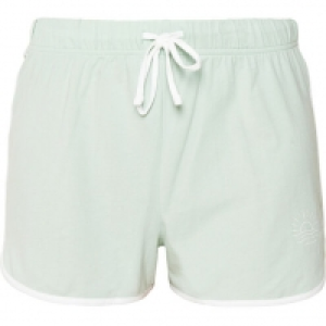 MANGUUN Shorts, uni, Gummibund, Kordelzug, Baumwollstretch, für Damen