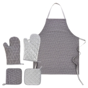 tukan Küchenschürze/Topflappen-Set