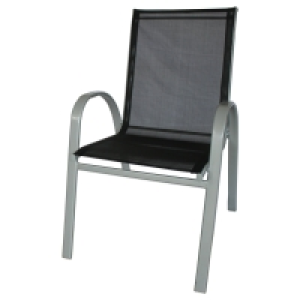 Gardiola Gartenstuhl - silber-schwarz - stapelbar 19.00 €