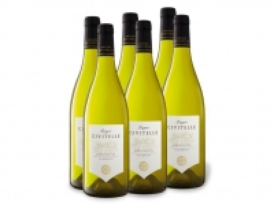 Lidl  6 x 0,75-l-Flasche Poggio Civitelle Orvieto Classico DOC trocken, Weiß