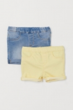 HM  2er-Pack Twillshorts