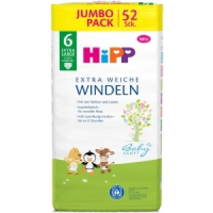 Hipp Babysanft extra weiche Jumbo Pack Windeln Größe 6
