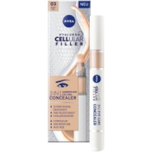 Rossmann Nivea Cellular Filler 3in1 Augenpflege Concealer dunkel