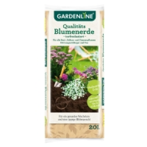 Aldi Süd  GARDENLINE® Torfreduzierte Qualitätsblumenerde 20 l