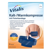 Aldi Süd  Vitalis® Kalt-/Warmkompresse mit Fixierbandage