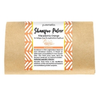 Rossmann Puremetics Shampoo Pulver Macadamia Orange