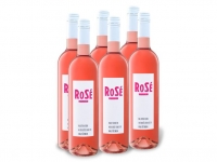 Lidl  6 x 0,75-l-Flasche Weinpaket Rosé Niederösterreich halbtrocken, Roséwe