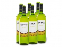 Lidl  6 x 0,75-l-Flasche Weinpaket Conde Noble Vino blanco trocken, Weißwein