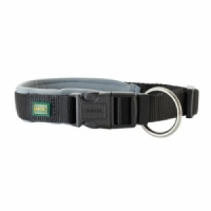 Hunter Halsband Neopren Schwarz/Grau 30-35 cm