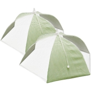 Ideenwelt 2er Set Abdeckhaube Vichy mint