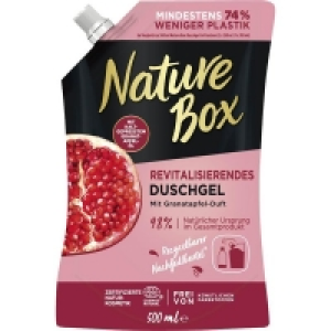 Nature Box Revitalisierendes Duschgel Granatapfel Nachfüllbeutel