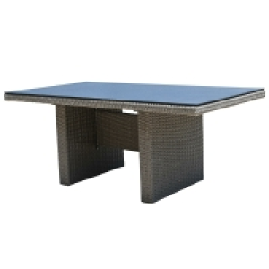 Gardiola Gartentisch - grau - 180x100 cm