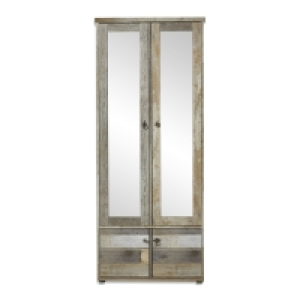 Garderobenschrank - Driftwood - 78 cm breit