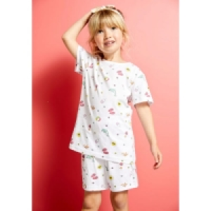 Mädchen-Shorty mit sommerlichem Aufdruck, 2-teilig 6.39 €