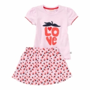 Baby-Mädchen-Set mit Erdbeer-Muster, 2-teilig 6.39 €