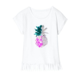 Mädchen-T-Shirt mit Wendepailletten 4.79 €