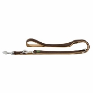 Hunter Führleine Neopren Braun/Beige 15 mm