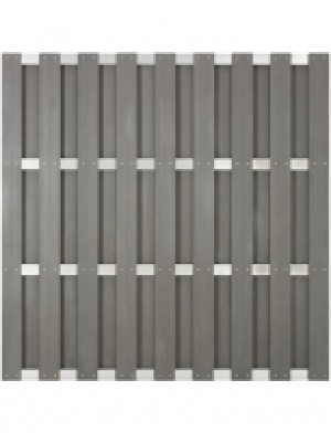 Sichtschutzzaun, WPC/Aluminium, HxL: 180 x 180 cm 119.00 €