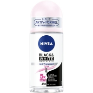Nivea Anti-Transpirant Roll-on Black & White Invisible Clear