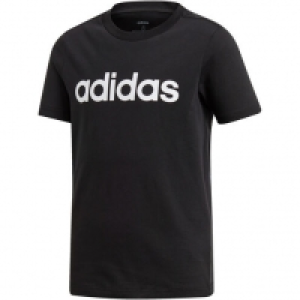 adidas T-Shirt Essentials Linear Logo, Baumwolle, Logo-Print, für Ju