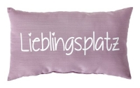 Dänisches Bettenlager  Zierkissen LIEBLINGSPLATZ 30x50 rosa