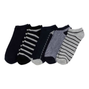 Herren-Sneaker-Socken mit verschiedenen Mustern, 5er-Pack 4.99 €