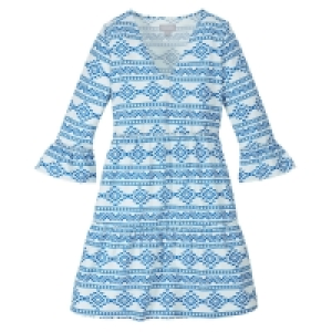 blue motion Boho-Kleid