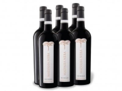 6 x 0,75-l-Flasche Weinpaket Bellanova Malvasia Nera IGP halbtrocken,