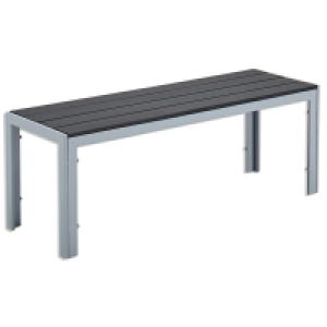 Gardiola Gartenbank - schwarz-silber - 120x40 cm 59.00 €