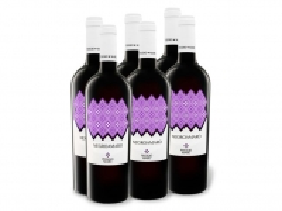 Lidl  6 x 0,75-l-Flasche Poggio Maru Negroamaro Salento IGP halbtrocken, Rot