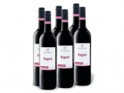 6 x 0,75-l-Flasche Weinpaket Regent Rheinhessen QbA halbtrocken, Rotwe