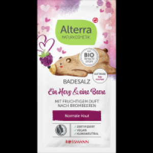 Alterra Naturkosmetik Badesalz Ein Herz & eine Beere
