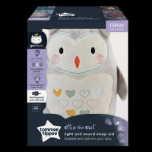 Tommee Tippee GroFriend Ollie die Eule wiederaufladbare Einschlaf- und Durchschlafhi