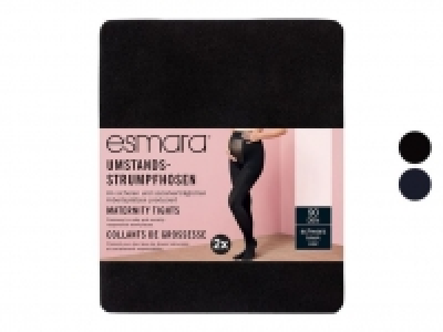 ESMARA® Umstand-Feinstrumpfhose Damen, 2 Stück