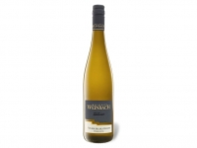 Lidl  Weingut Weinbach Gelber Muskateller QbA feinfruchtig, Weißwein 2020