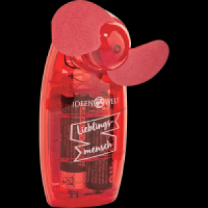 Ideenwelt Mini-Ventilator rot