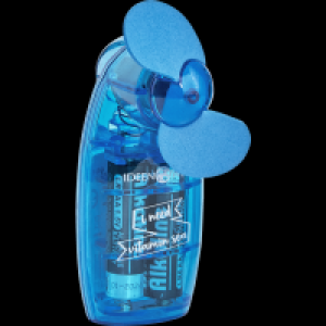 Ideenwelt Mini-Ventilator blau