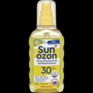 Rossmann Sunozon Transparentes Sonnenspray LSF 30