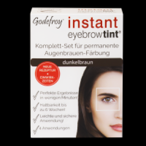 Godefroy Instant Eyebrow Tint Komplett-Set für permanente Augenbauen-Färbung du