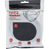 Rossmann  FFP2 Schutzmasken schwarz, einzeln verpackt