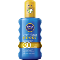 Rossmann Nivea Sun UV Dry Protect Sport Sonnenspray LSF 30