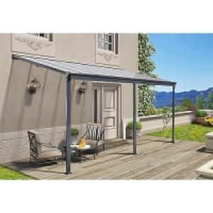 Netto  Home Deluxe 9762 Terrassenüberdachung, 312 x 226/278 x 303 cm
