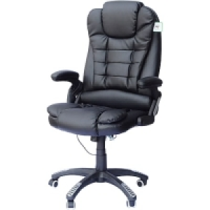 Netto  HOMCOM Bürosessel / Chefsessel mit Massage- und Wärmefunktion 62 x 68 