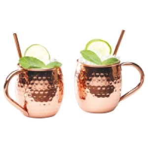 CROFTON® Moscow-Mule-Becher, 2er-Set