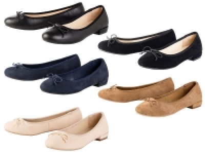ESMARA® Leder Ballerinas, bequemer Tragekomfort, Decksohle aus Leder 12.99 €