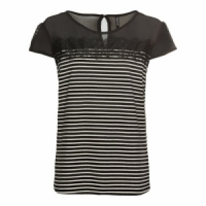 Damen-T-Shirt mit Mesh-Einsatz 4.19 €
