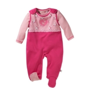 Baby-Mädchen-Strampler-Set aus Baumwolle, 2-teilig 5.59 €
