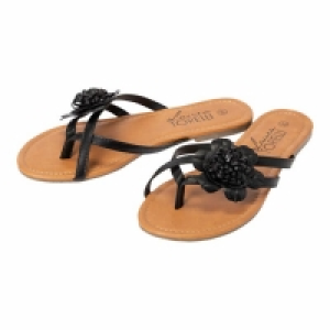 Damen-Sandalen mit schicker Blume 7.99 €