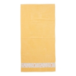 Duschtuch mit Blumenbordüre, ca. 70x140cm 5.99 €
