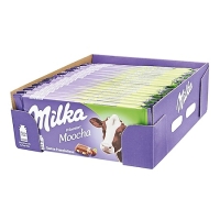 Netto  Milka Tafelschokolade ganze Haselnuss 100 g, 17er Pack